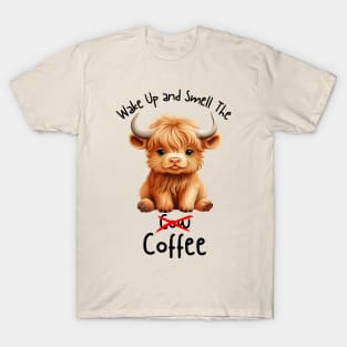 Cute Highland Cow Coffee Mug and Shirt T-Shirt